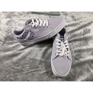 NWOB Vans Seldan Skater Low Top Sneaker Womens‎ 10 Purple Embroidered Floral